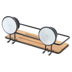 Soporte Metálico Rectangular C/Ventosas