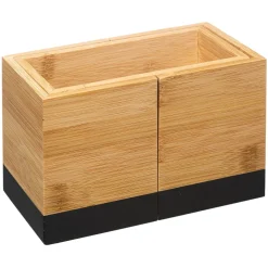 Soporte P/Cubiertos Extensible Bambú