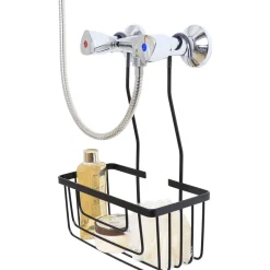 Soporte wc negro 12.60x25.30x35.3cm