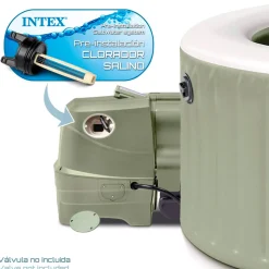 Spa hinchable olive 6 personas INTEX