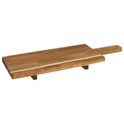 Tabla Con Mango Marrón De Madera 70x25cm