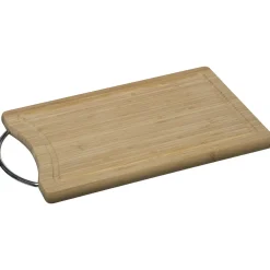 Tabla De Bambú C/Mango Decorado 30x20Cm