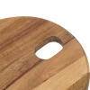 Tabla de presentación de madera de acacia 36cm