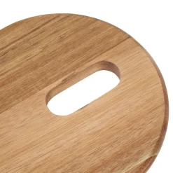 Tabla de presentación marrón de madera