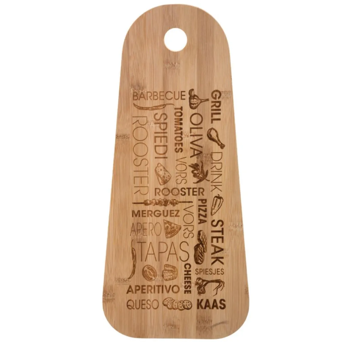 Tabla De Presentar De Bambú 45x19.7x1.2