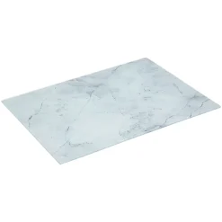Tabla De Vidrio Efecto Mármol 40x30Cm