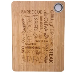 Tabla Para Tapas Bambú 38x28Cm