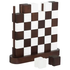 Tablero de ajedrez TWISTED de madera 27x28cm
