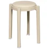 Taburete apilable PLASTA beige