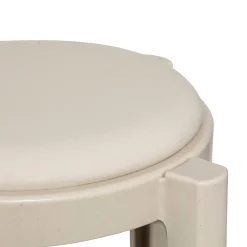 Taburete apilable PLASTA beige