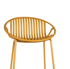 Taburete bar CLAY amarillo 99cm