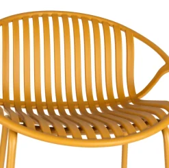 Taburete bar CLAY amarillo 99cm