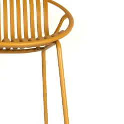 Taburete bar CLAY amarillo 99cm