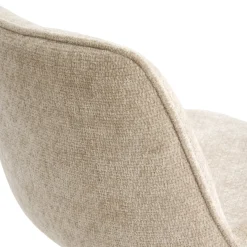 Taburete bar rectangular CIREA tela beige