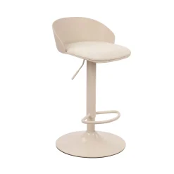 Taburete bar regulable FLAIR beige
