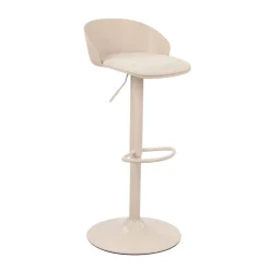 Taburete bar regulable FLAIR beige