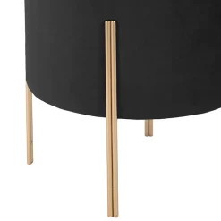 Taburete Blush Liv De Terciopelo 34x40Cm