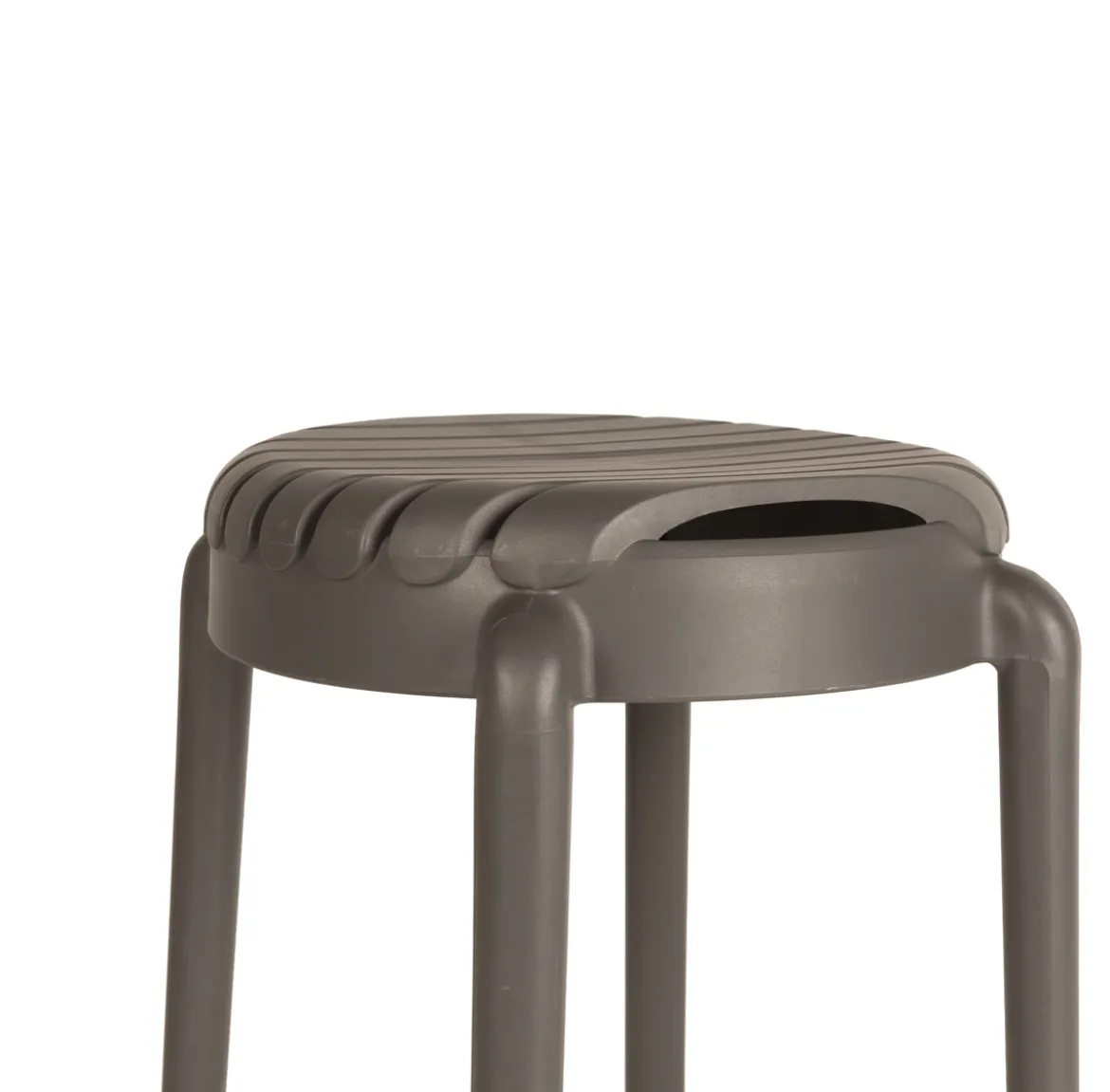 Taburete CLAY gris oscuro