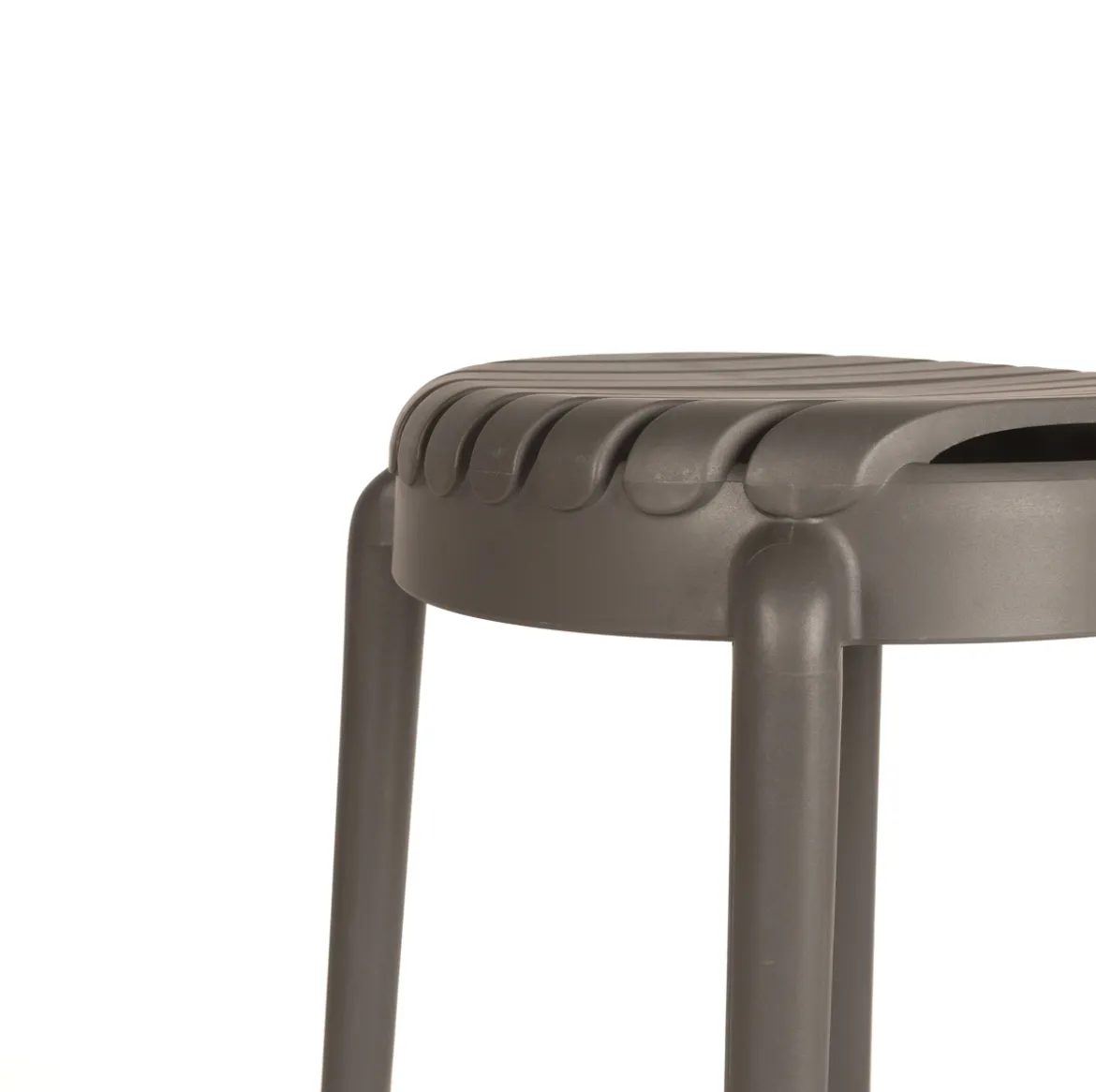 Taburete CLAY gris oscuro