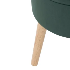 Taburete Con Almacenaje Verde