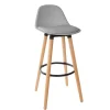 Taburete de bar MAXON gris