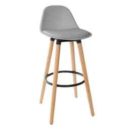 Taburete de bar MAXON gris