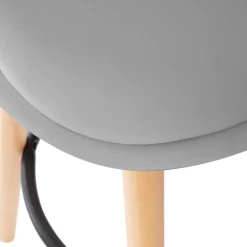 Taburete de bar MAXON gris