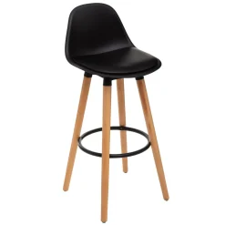 Taburete de bar MAXON negro