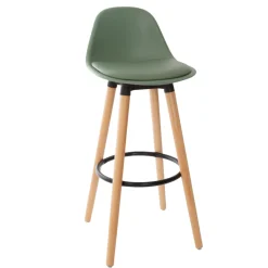 Taburete de bar MAXON verde caqui