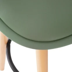 Taburete de bar MAXON verde caqui