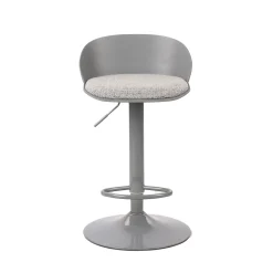 Taburete de bar regulable FLAIR gris
