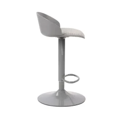 Taburete de bar regulable FLAIR gris