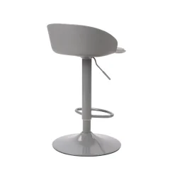 Taburete de bar regulable FLAIR gris