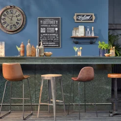 Taburete De Bar Vladi Marrón 95Cm