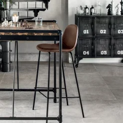 Taburete De Bar Vladi Marrón 95Cm