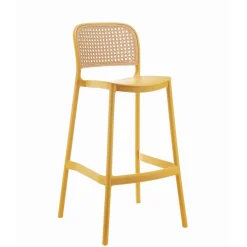 Taburete de bar WHIGGLE amarillo