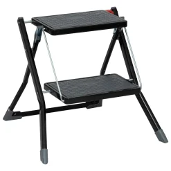 Taburete escalera de metal