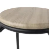 Taburete NOMAD con estructura gris