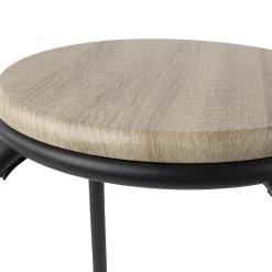 Taburete NOMAD con estructura gris