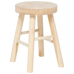 Taburete NYAR de madera 41x28x28cm