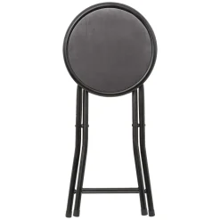 Taburete Plegable Tapizado Terciopelo