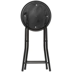 Taburete Plegable Tapizado Terciopelo