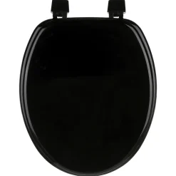 Tapa De Inodoro De Madera Luxe Negra