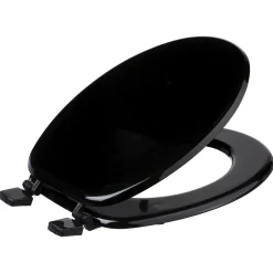 Tapa De Inodoro De Madera Luxe Negra