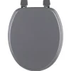 Tapa De Inodoro De Madera Luxe Gris