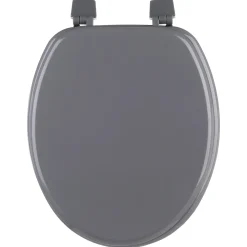Tapa De Inodoro De Madera Luxe Gris