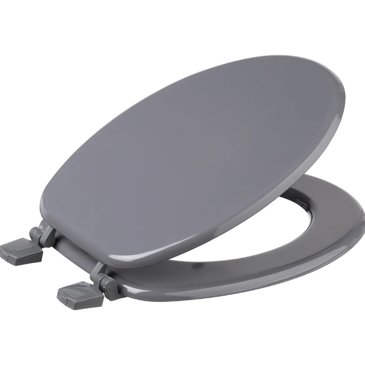 Tapa De Inodoro De Madera Luxe Gris