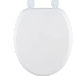 Tapa De Inodoro De Madera Luxe Blanca