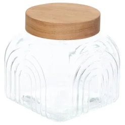 Tarro ARCHE con tapa de madera de acacia 2,4L