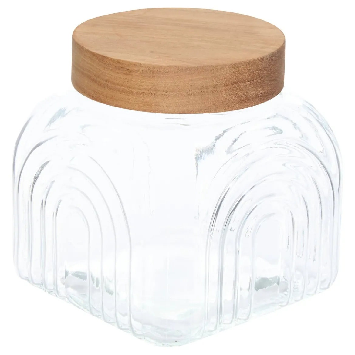 Tarro ARCHE con tapa de madera de acacia 2,4L